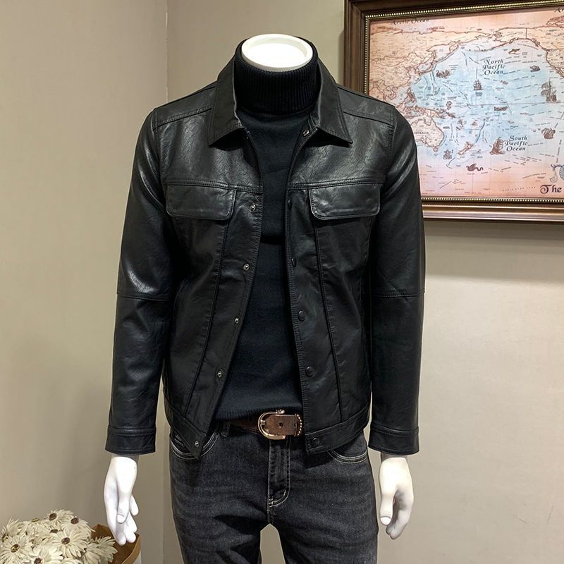Male Simplicity Short Casual Biker&