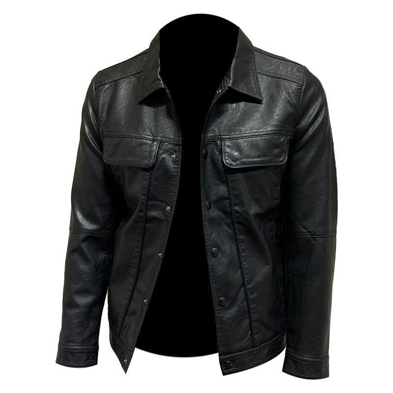 Male Simplicity Short Casual Biker&