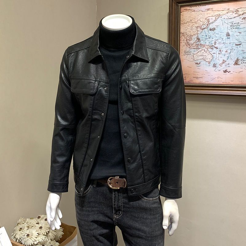 Male Simplicity Short Casual Biker&
